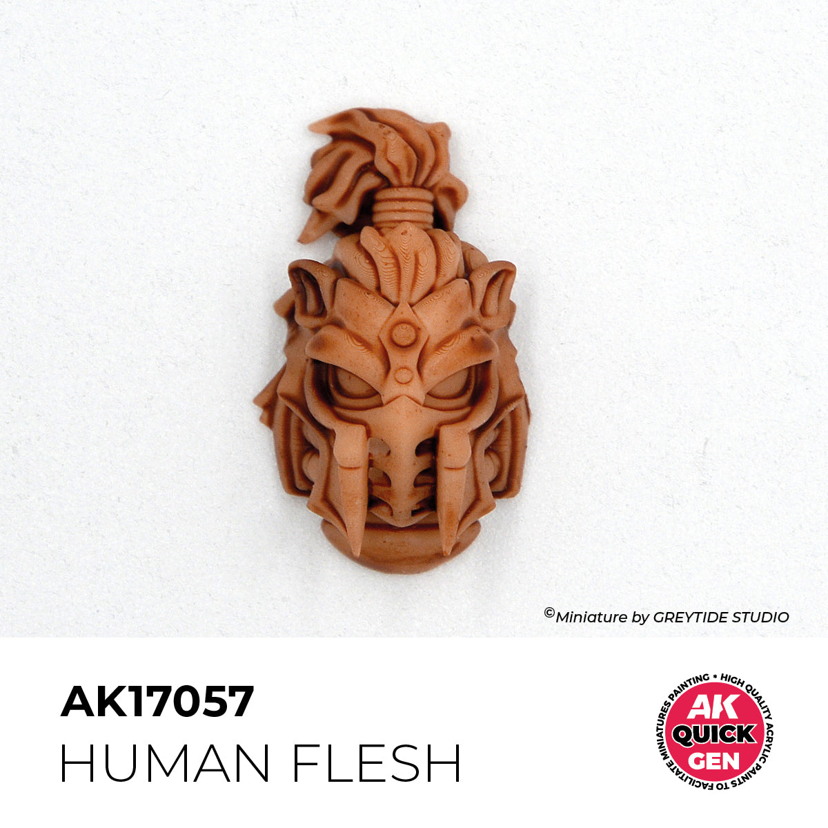 Pot de peinture AK Quick Gen AK17057 Human Flesh - Chair Humaine 18 ml, détail 1