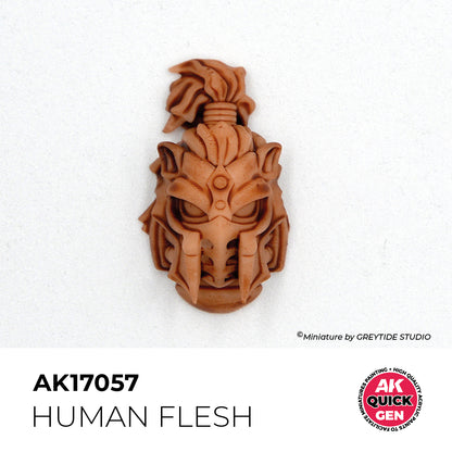 Pot de peinture AK Quick Gen AK17057 Human Flesh - Chair Humaine 18 ml, détail 1
