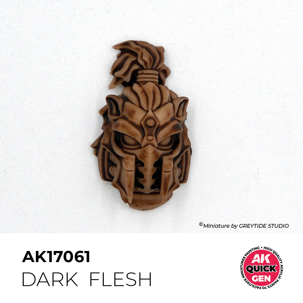 Pot de peinture AK Quick Gen AK17061 Dark Flesh - Chair Foncée 18 ml, détail 1