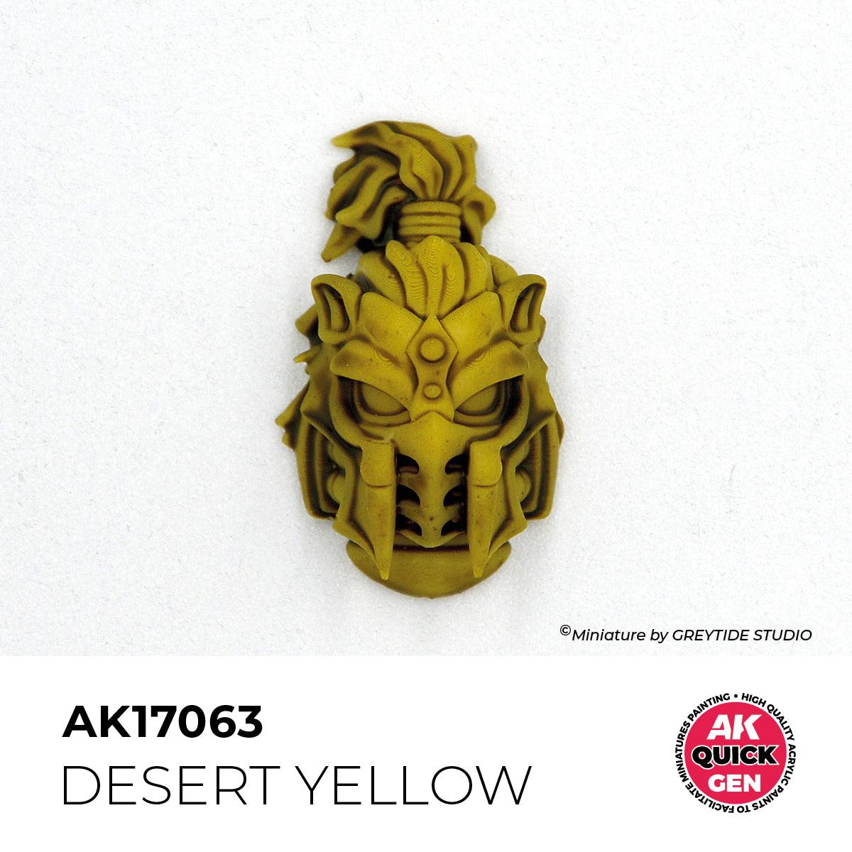 Pot de peinture AK Quick Gen AK17063 Desert Yellow - Jaune Désert 18 ml, détail 1