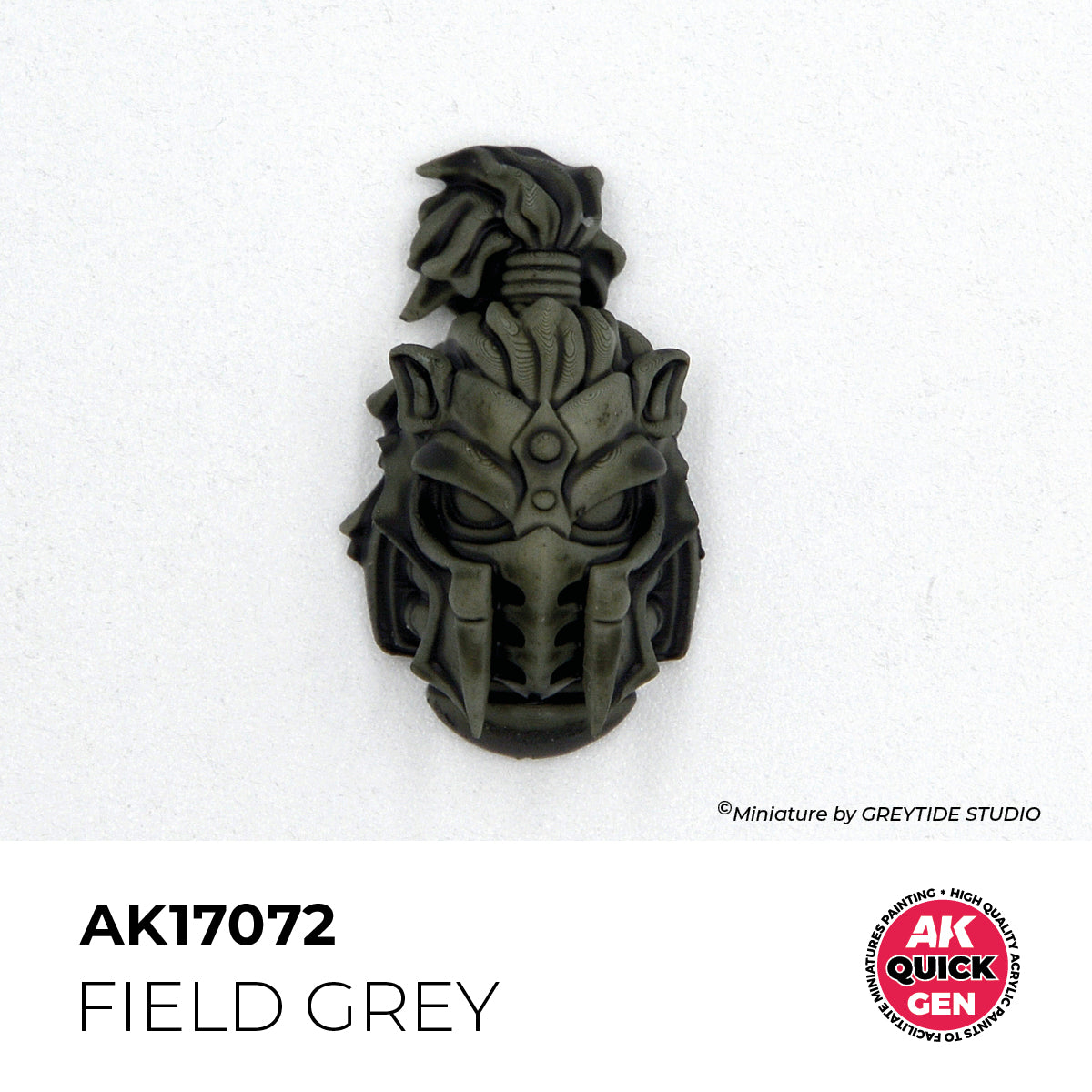 Pot de peinture AK Quick Gen AK17072 Field Grey - Gris de Champ 18 ml, détail 1
