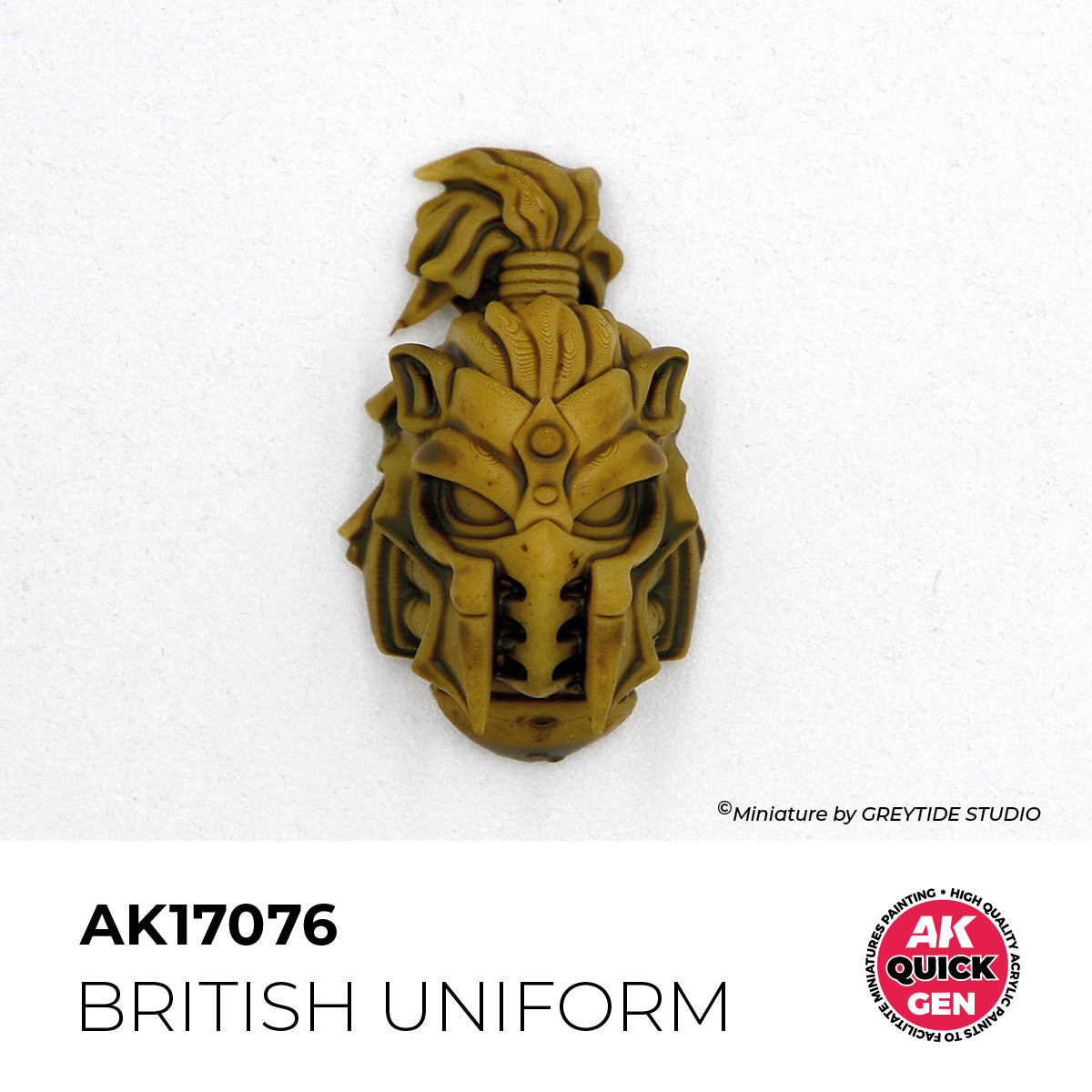Pot de peinture AK Quick Gen AK17076 British Uniform - Uniforme Britannique 18 ml, détail 1