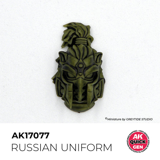 Pot de peinture AK Quick Gen AK17077 Russian Uniform - Uniforme Russe 18 ml, détail 1