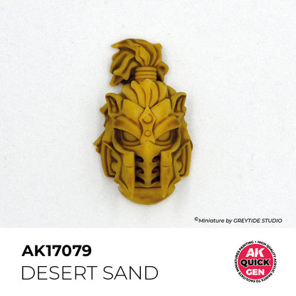 Pot de peinture AK Quick Gen AK17079 Desert Sand - Sable Désert 18 ml, détail 1