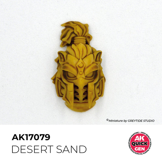 Pot de peinture AK Quick Gen AK17079 Desert Sand - Sable Désert 18 ml, détail 1