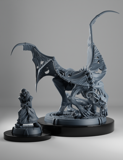 Mage de Sang Vampire et sa Forme Dragon