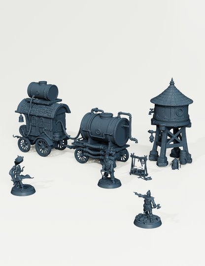 Set PNJ Pompiers Médiévaux