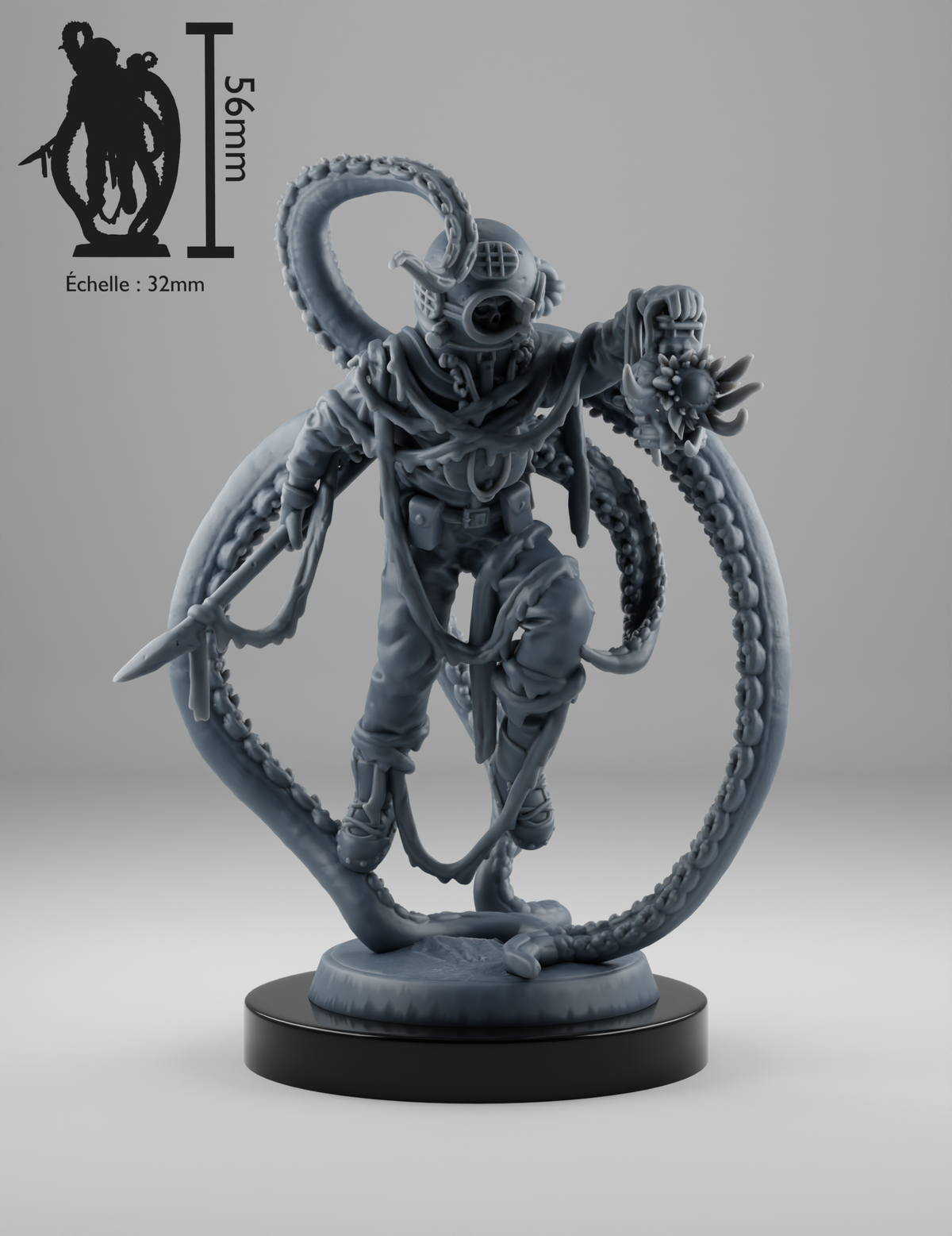 Scaphandrier Tentaculaire des Abysses