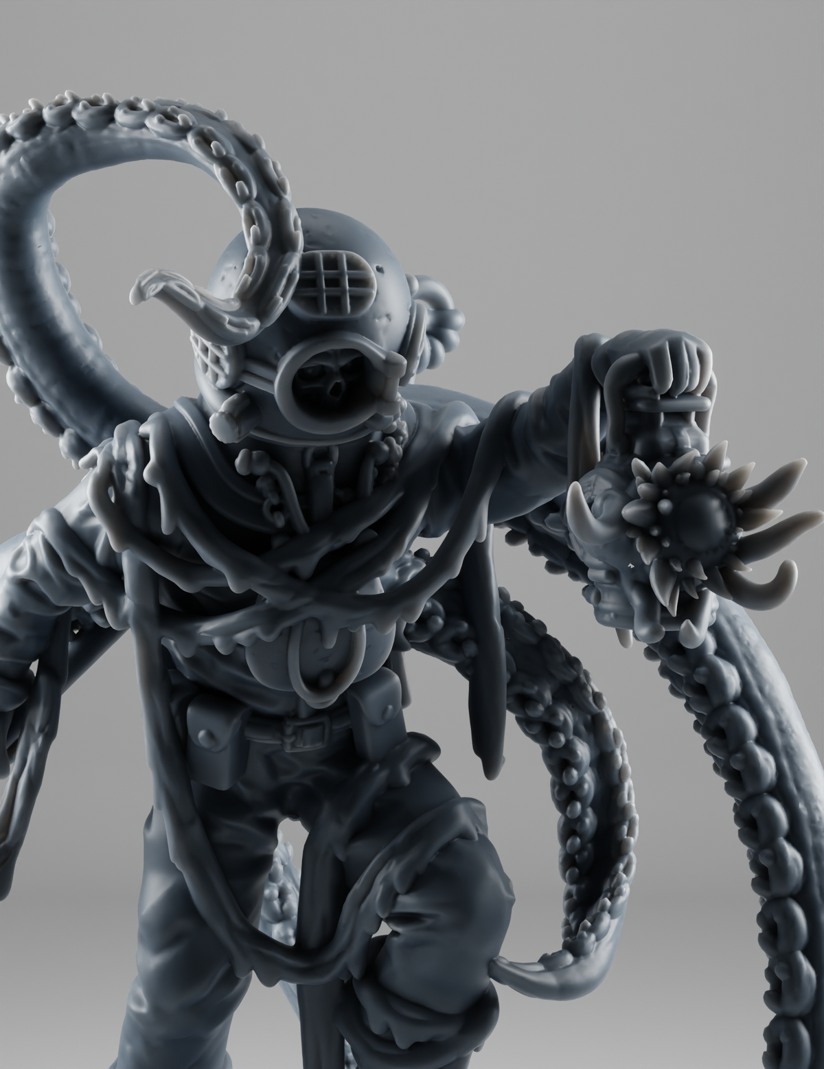 Scaphandrier Tentaculaire des Abysses