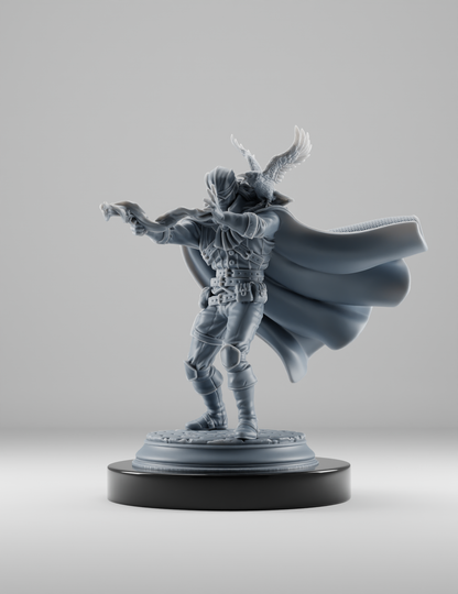 Gunslinger Aveugle avec son Corbeau
