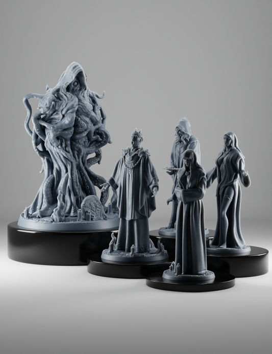 Cultistes du Mythe et Oracle avec Horreur Tentaculaire