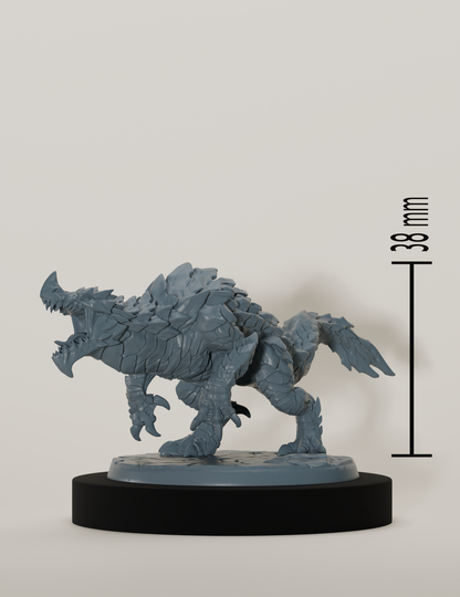 Set cavaliers nains sur dragonneaux de lave