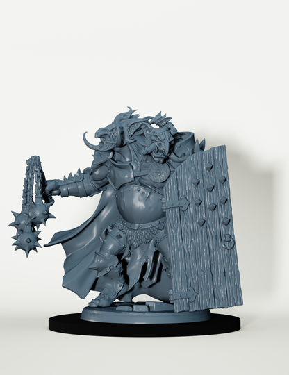 Troll en armure avec bouclier