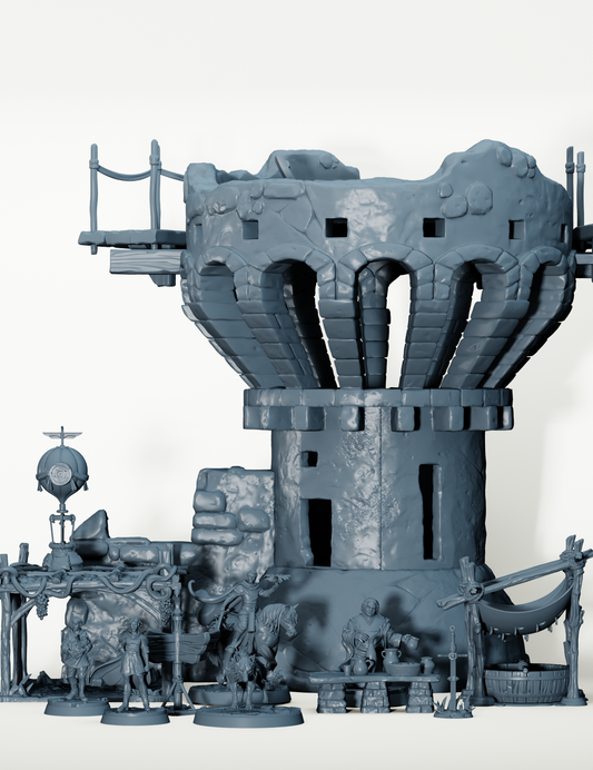 Set fauconnerie médiévale et pnj