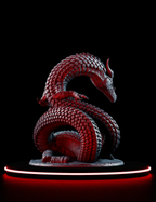 Linnorm de Feu - Dragon Serpentin