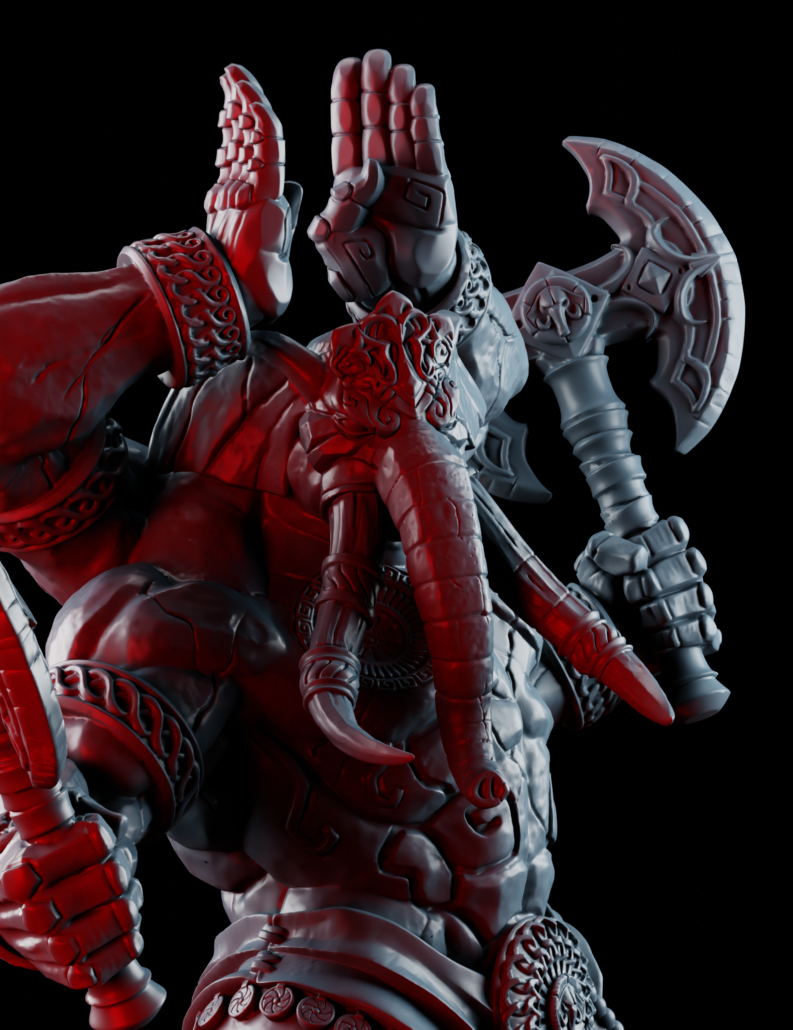 Le Colosse d'ivoire - Titan Sacré Eléphant folk