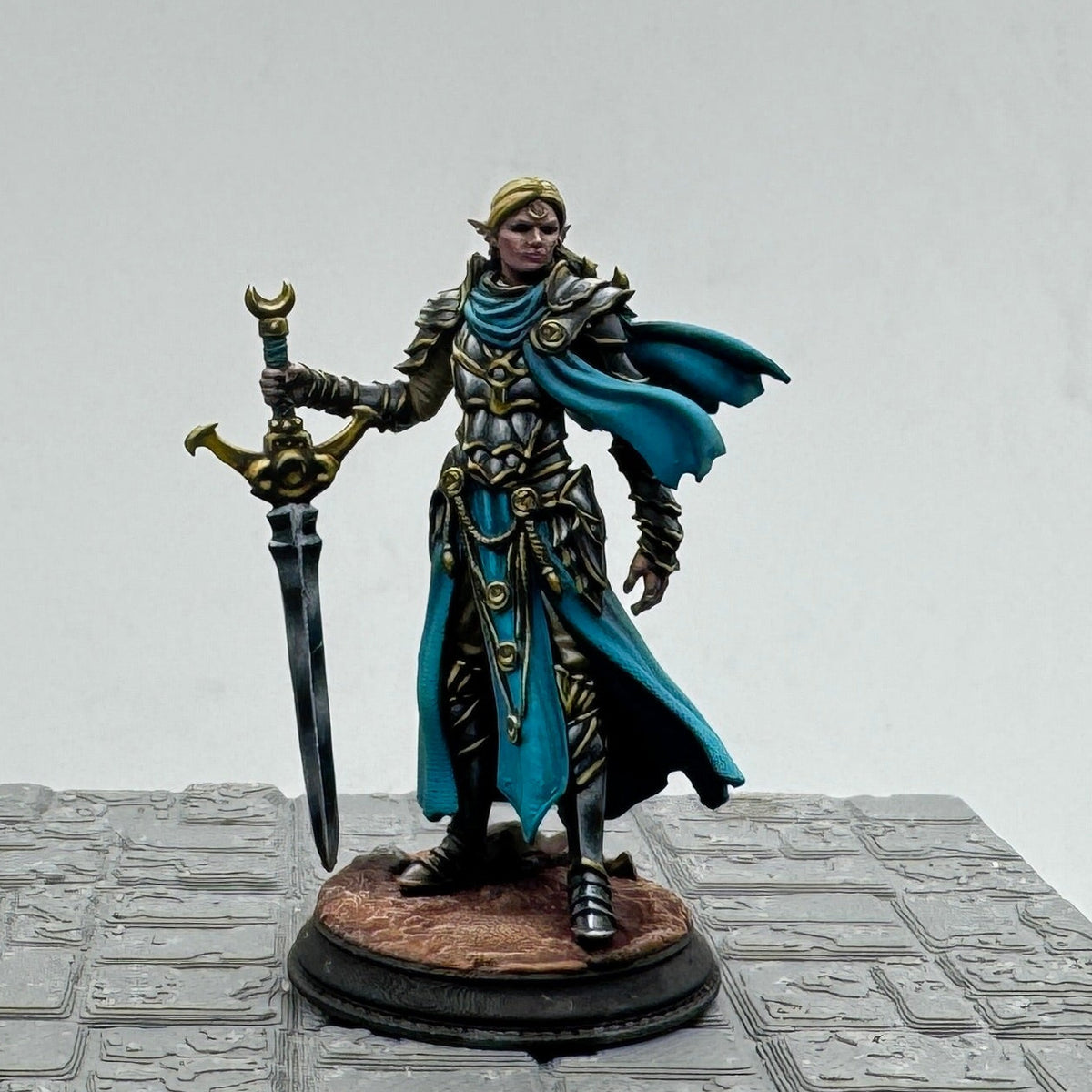 Elfe drow - paladine du sanctuaire lunaire