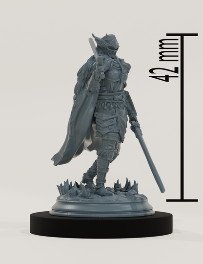 Guerrière Demi-Elfe