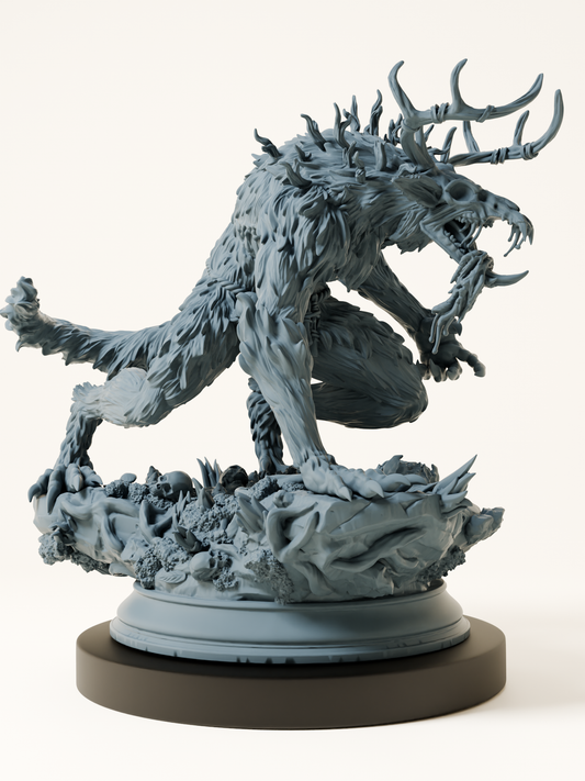 Monstre lycanthrope cornu