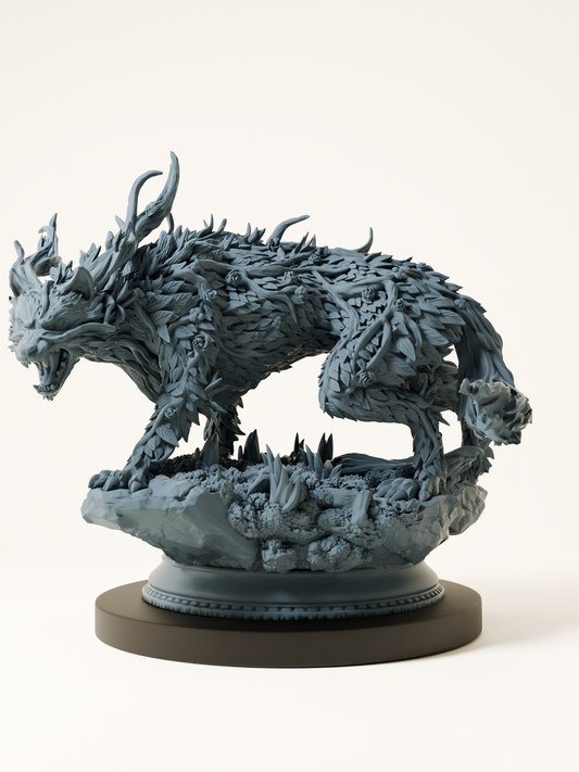 Loup géant féerique