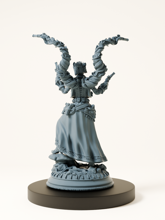 Demi-elfe druide tireuse