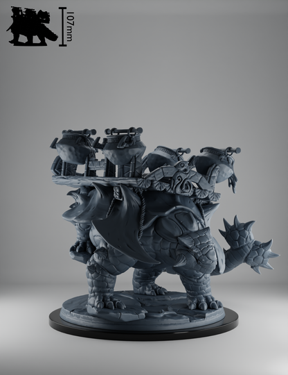 Homme-Lézard - Monture Ankylosaurus
