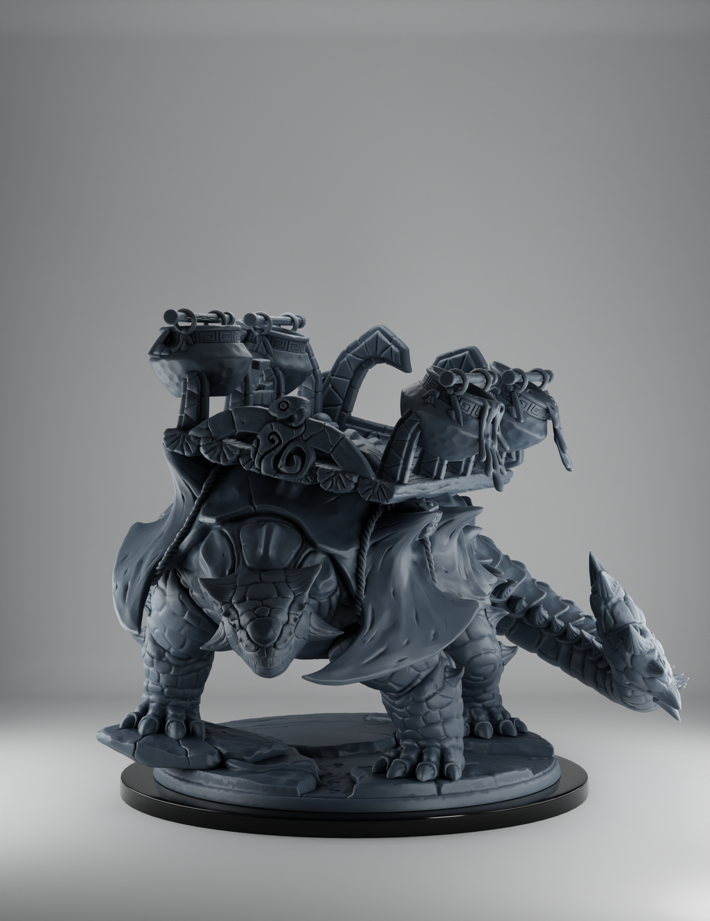 Homme-Lézard - Monture Ankylosaurus