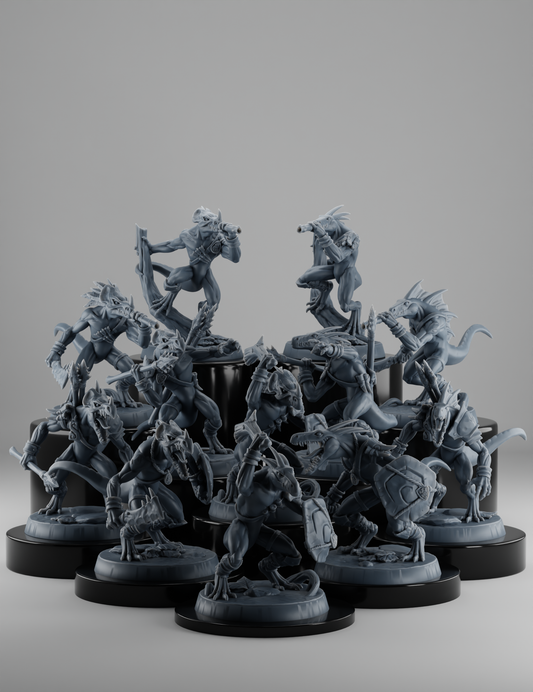 Set Hommes-Lézards des Marais