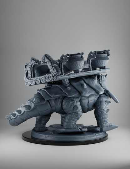 Homme-Lézard - Monture Ankylosaurus
