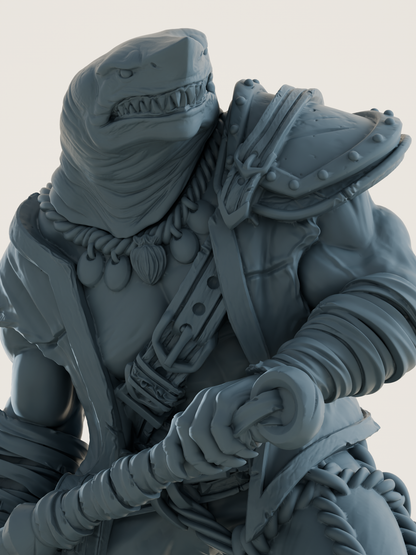 Requin humanoïde pirate