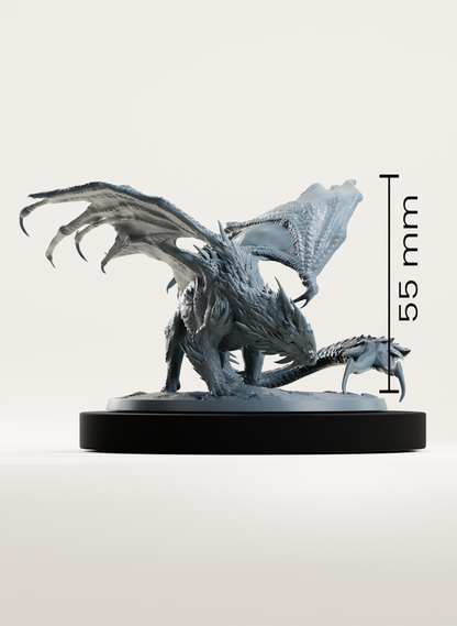 Dragon chromatique blanc