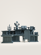 décor complet d'une taverne
