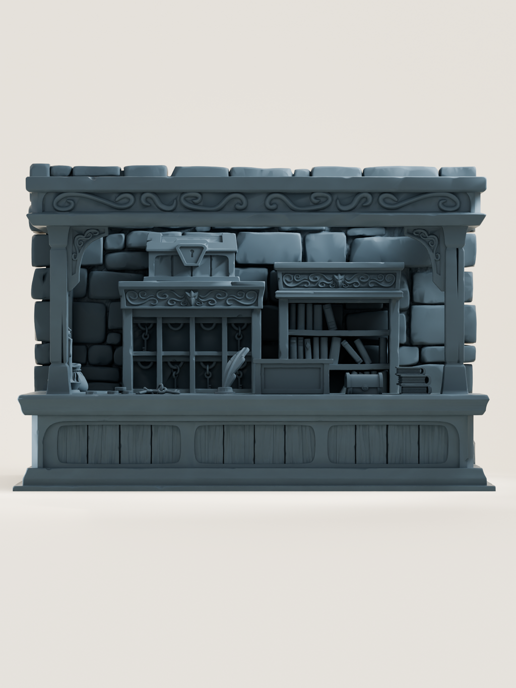 décor complet d'une taverne