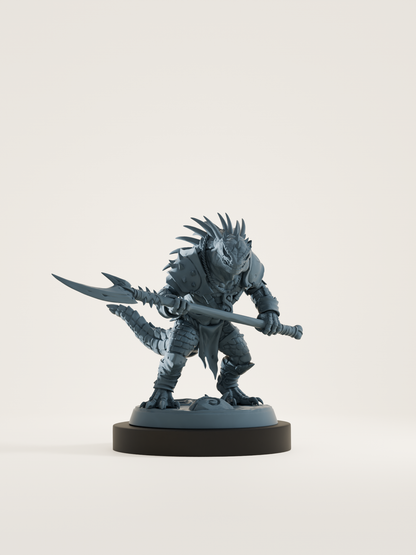 Set hommes-lézards des marais