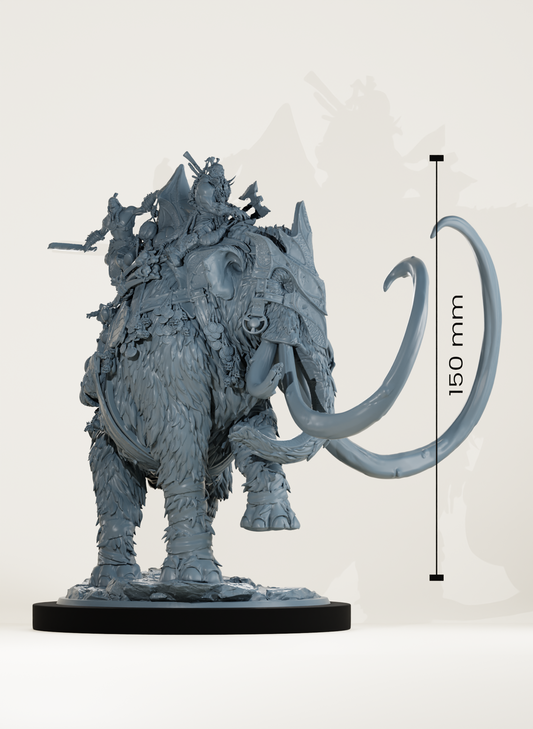 Orcs sur mammouth de guerre