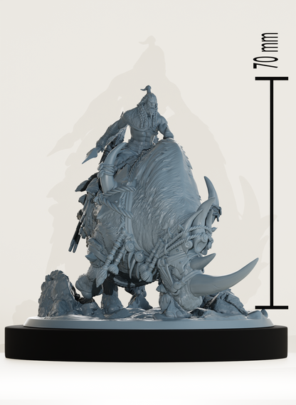 Set Orcs sur rhinocéros