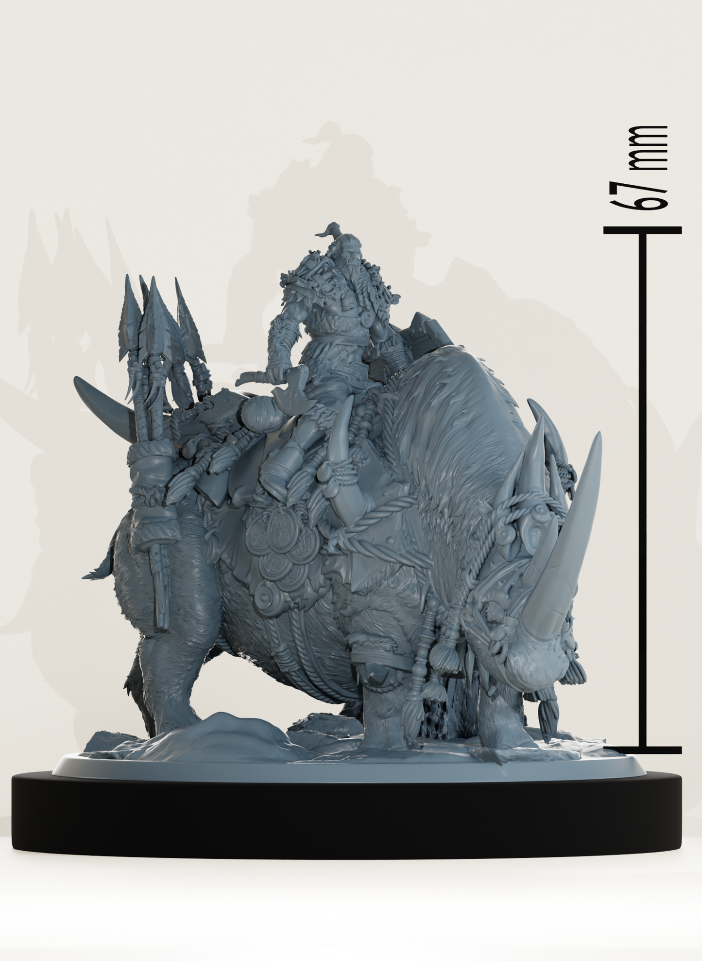 Set Orcs sur rhinocéros