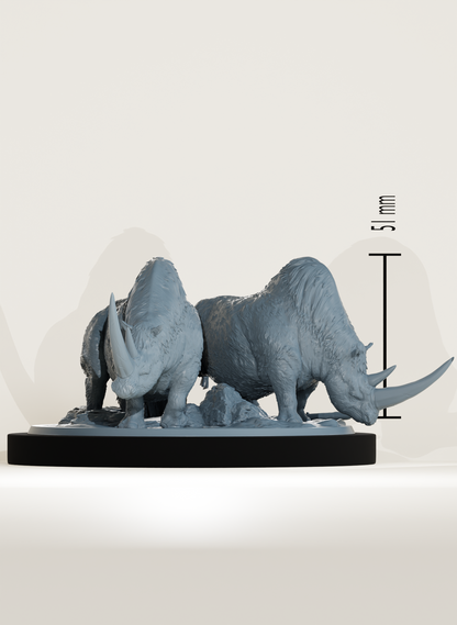 Set Orcs sur rhinocéros