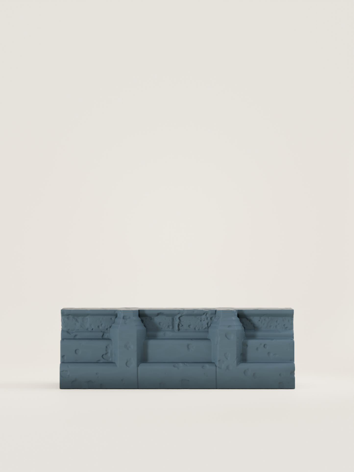 Mur modulaire avec lanterne