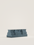 Mur modulaire avec lanterne