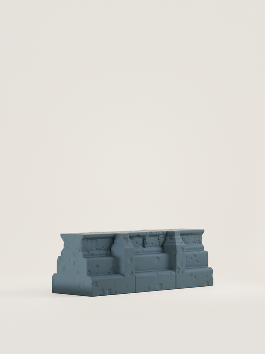Mur modulaire avec lanterne