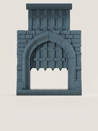 Mur modulaire Herse (avec système d'ouverture)