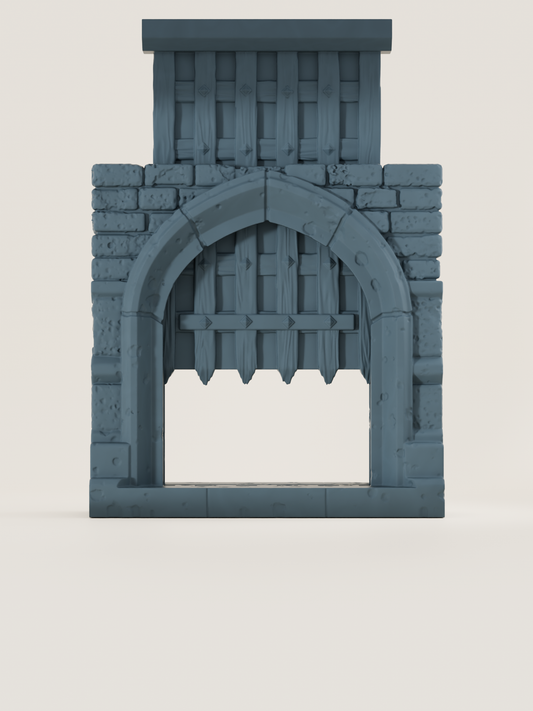Mur modulaire Herse (avec système d'ouverture)