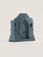 Mur modulaire porte verouillée