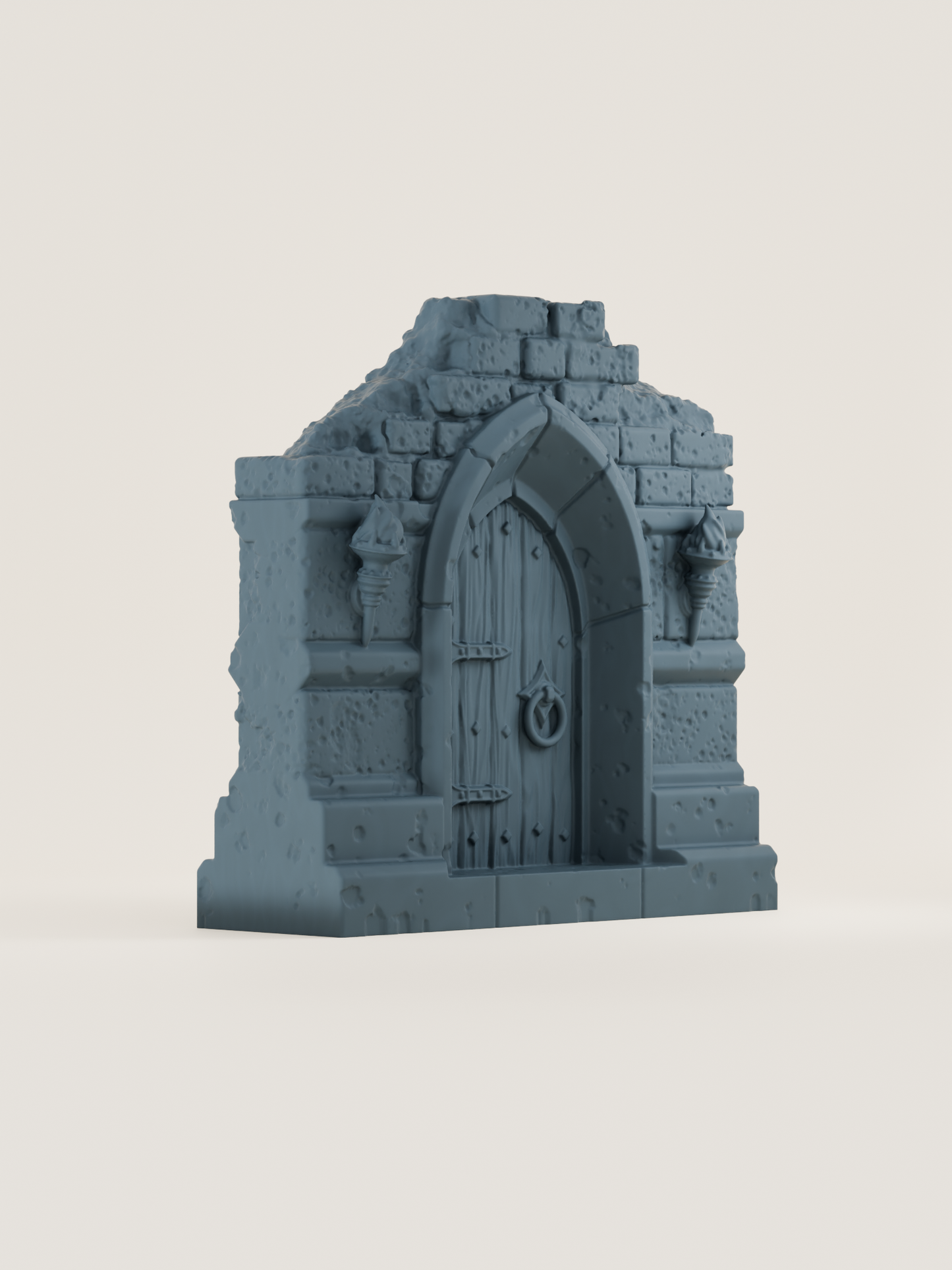 Mur modulaire porte verouillée