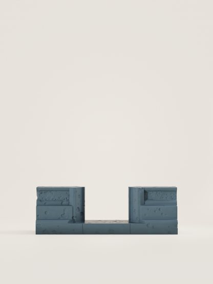 Mur modulaire avec fenêtre
