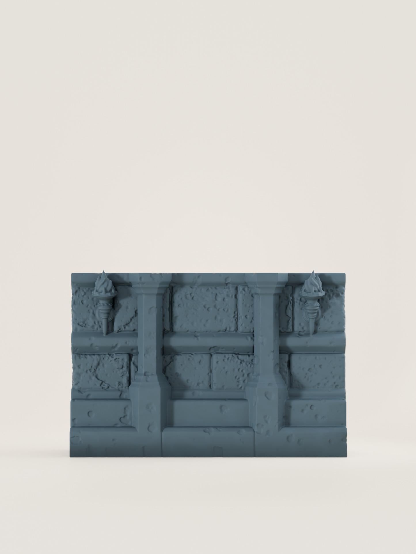Mur modulaire avec lanterne