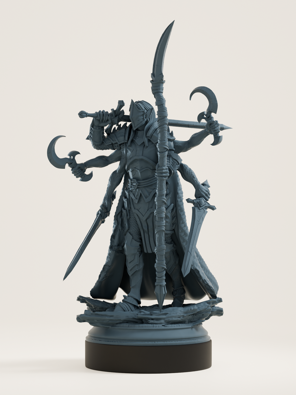 Chevalier multidimensionnel en armure