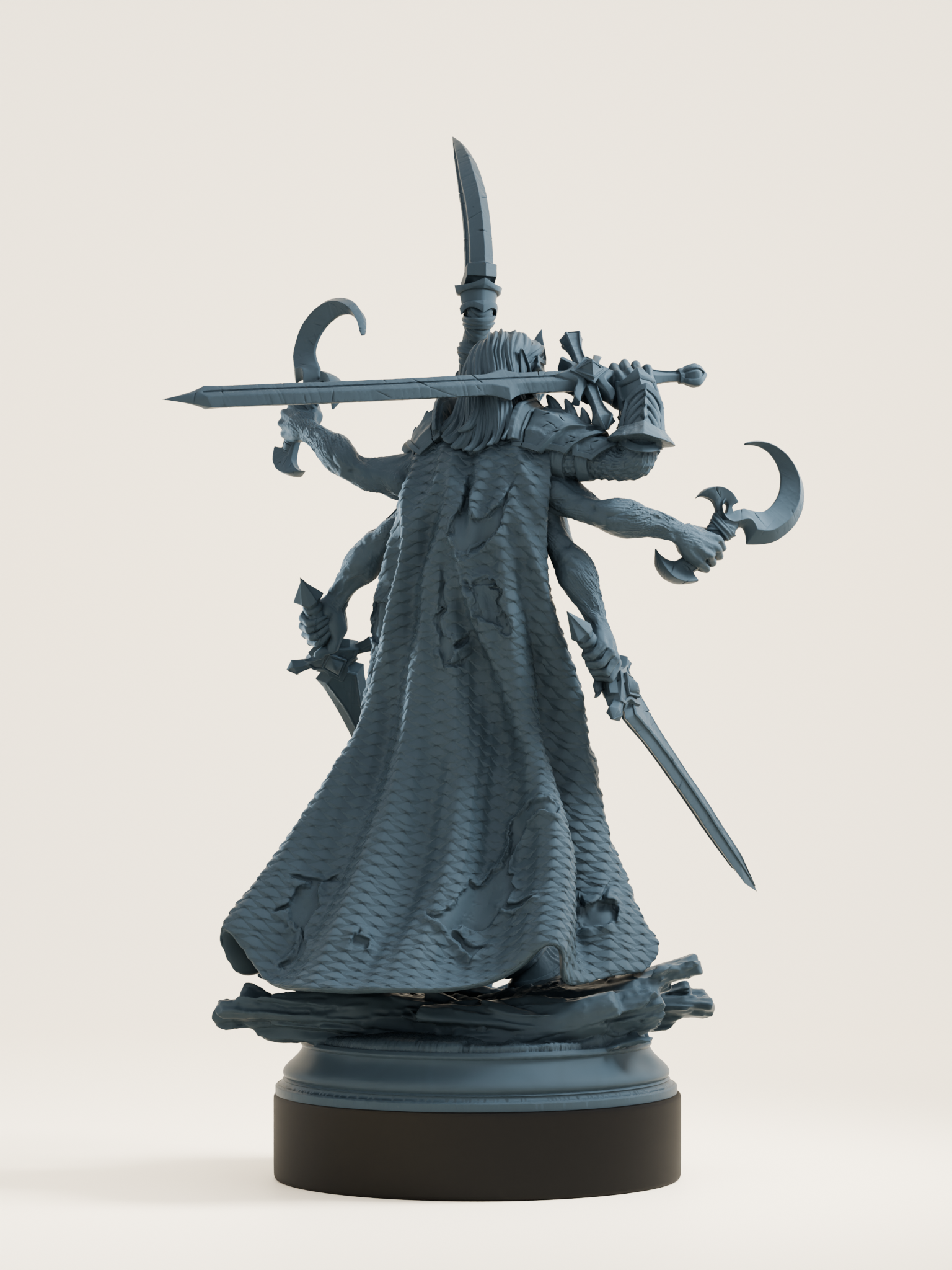 Chevalier multidimensionnel en armure