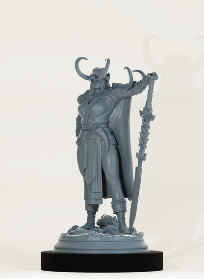 Guerrière nordique vengeresse